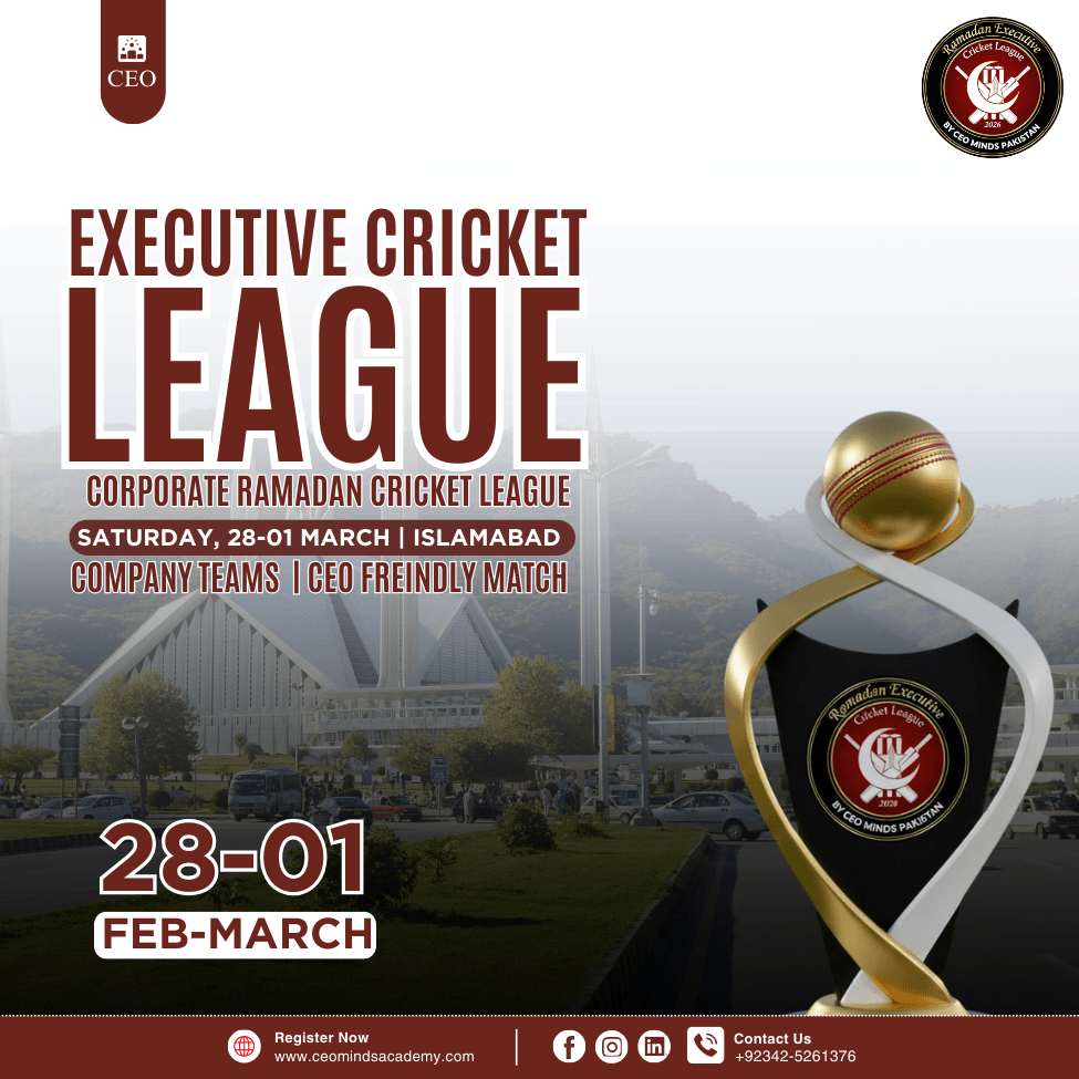 Executive Cricket League 2026 | CEO Minds Pakistan