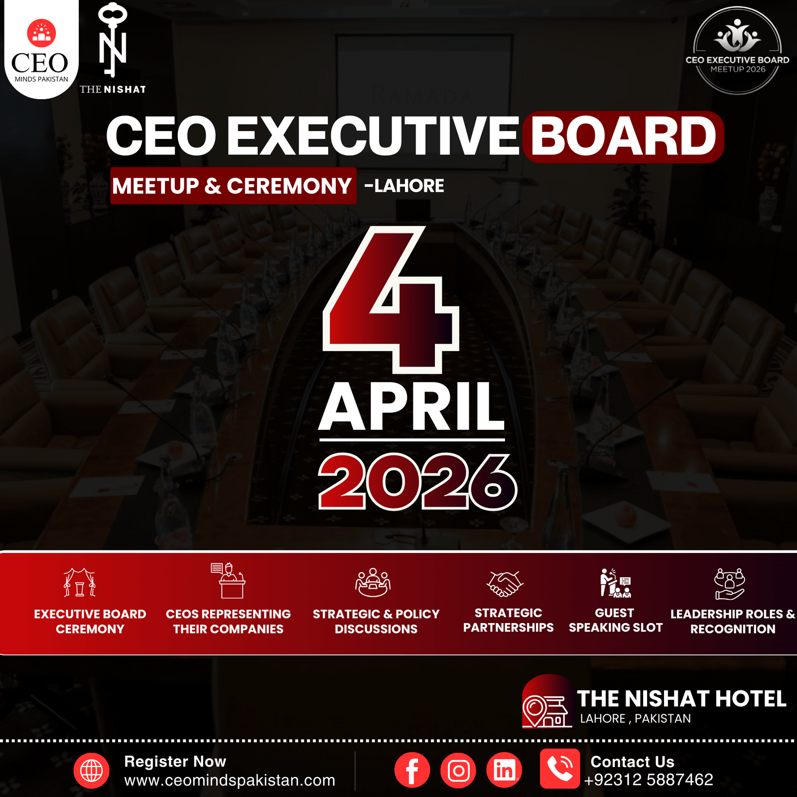 Meetup Ceo CEO Executive Board Meetup & Ceremony – Lahore 2024